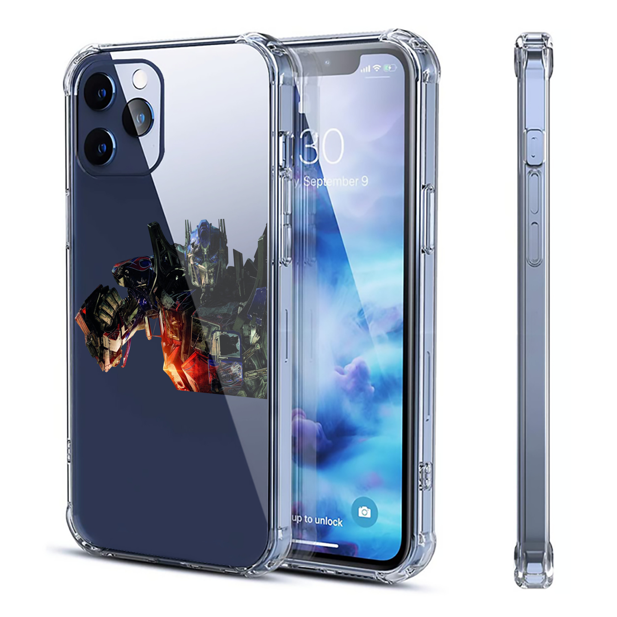 （画像用）  【iPhone 12シリーズ対応】透明スマホケース（クリアソフトケース）